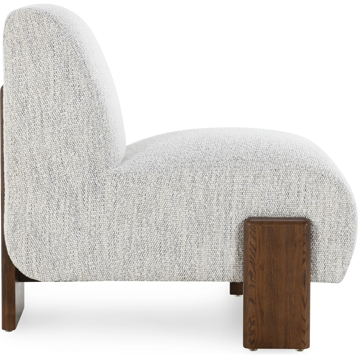 005 SI-2160324 | Additional Silo | Chelsea Accent Chair by Classic Home in ivory. Made from 80% polyester, 20% acrylic, ash wood in a modern style.