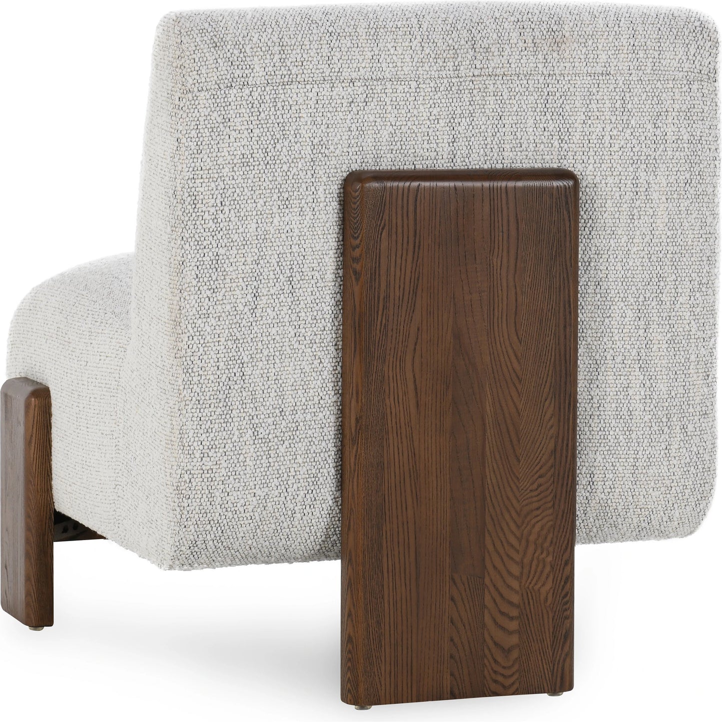 007 SI-2160324 | Additional Silo | Chelsea Accent Chair by Classic Home in ivory. Made from 80% polyester, 20% acrylic, ash wood in a modern style.