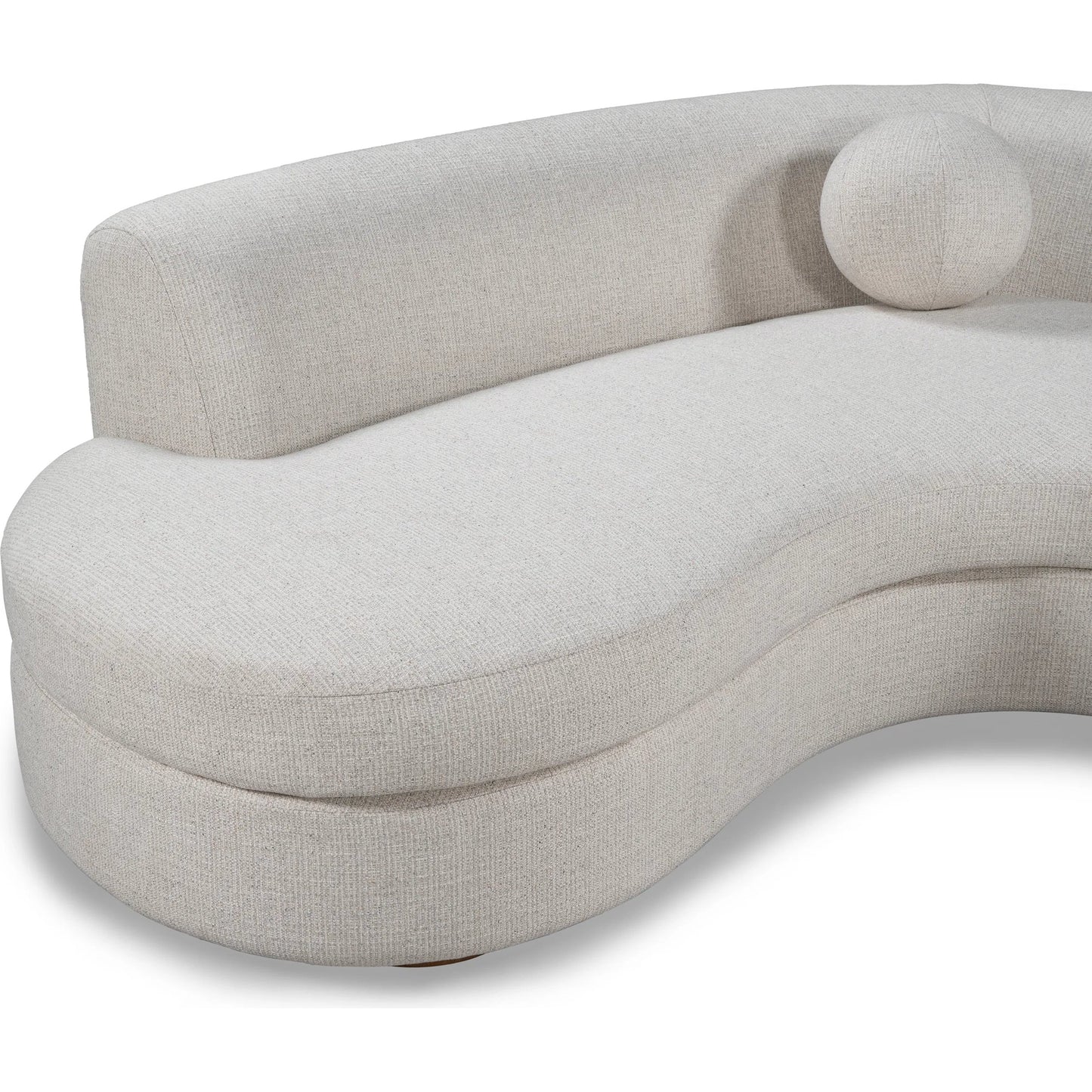 004 SI-2303305 | Closeup | Concord Upholstered Fabric Sectional Sofa by Classic Home. Made from 95% polyester, 5% acrylic, rubberwood in a transitional style.