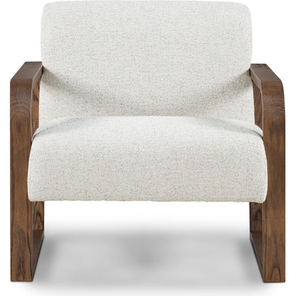Lexington Accent Chair by Classic Home in natural. Made from ash wood, 100% polyester in a modern style.