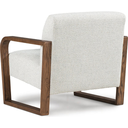 Lexington Accent Chair by Classic Home in natural. Made from ash wood, 100% polyester in a modern style.