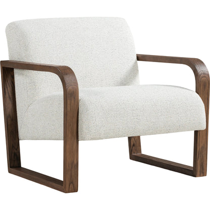 Lexington Accent Chair by Classic Home in natural. Made from ash wood, 100% polyester in a modern style.