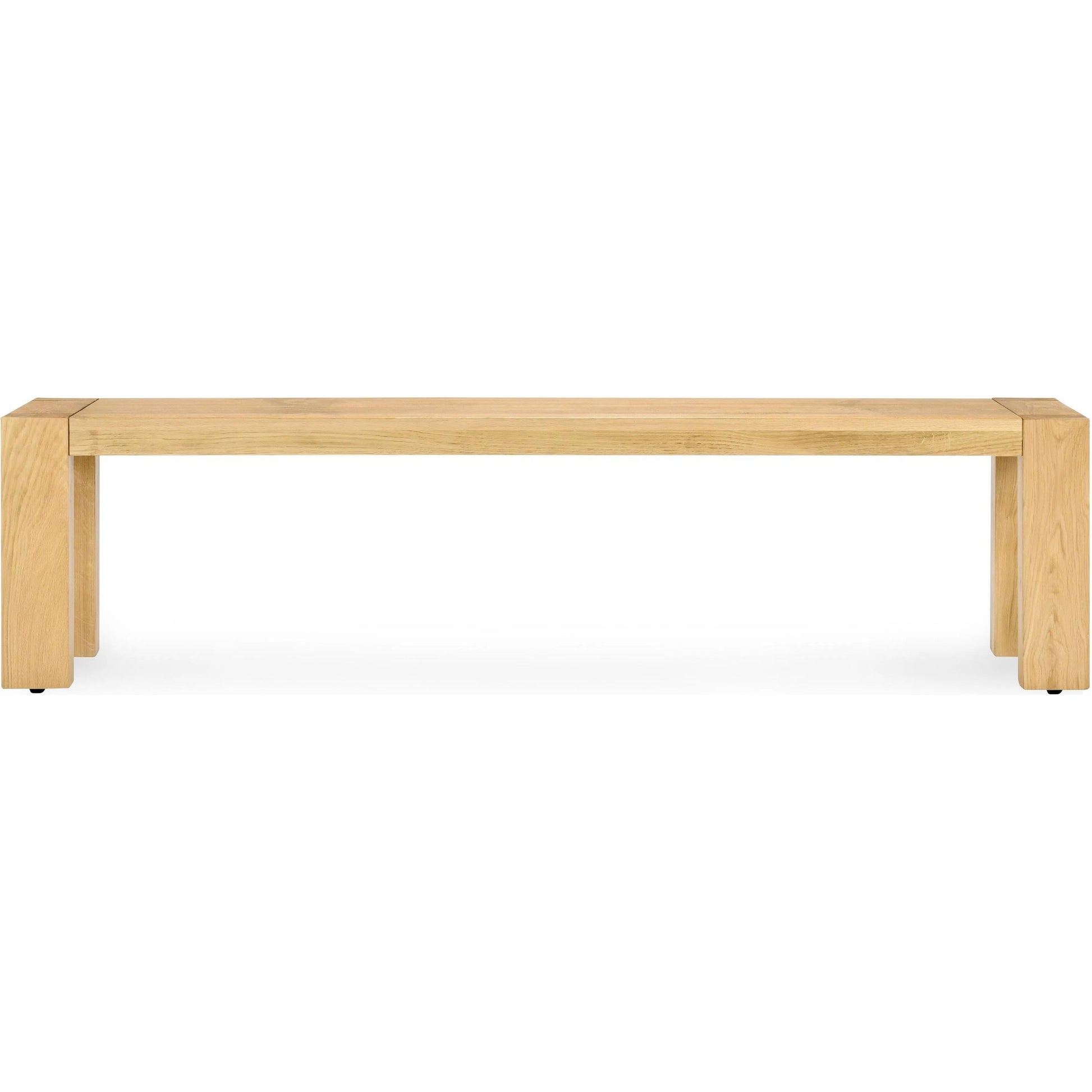 Parsons Oak Wood Bench by Kosas Home. Made from oak wood in a unique style.