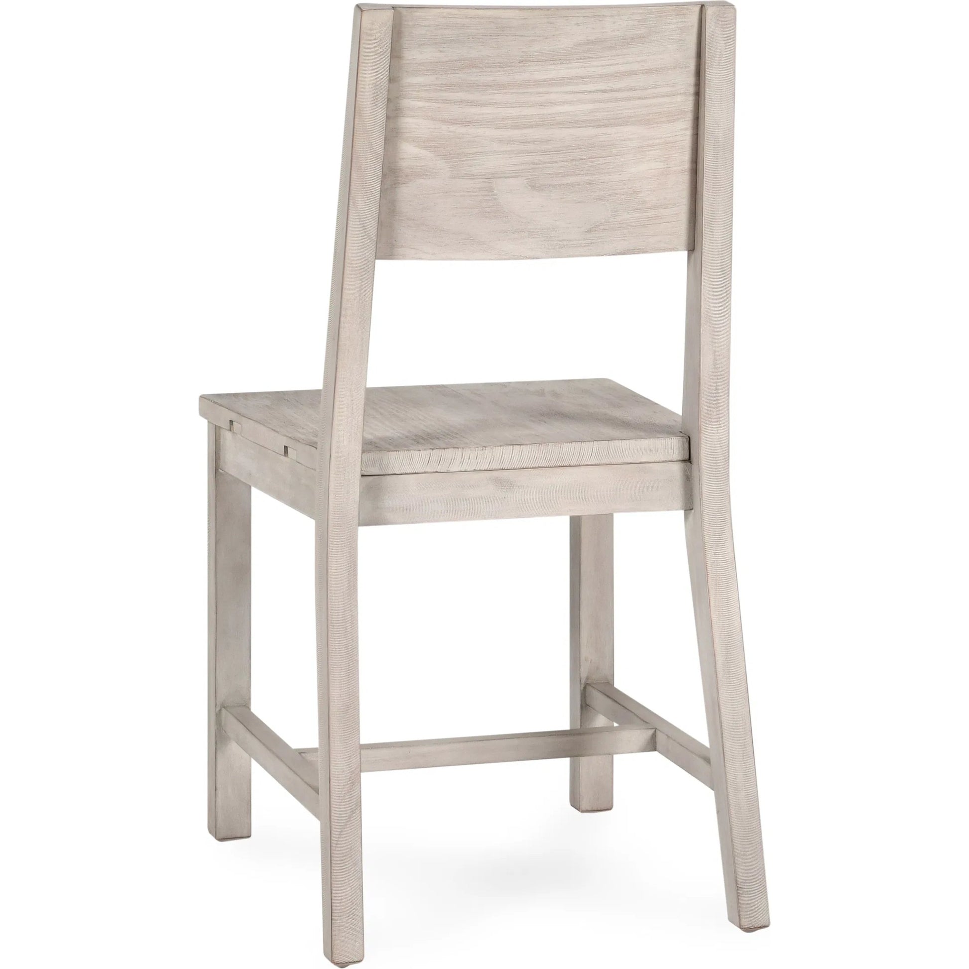 Driftwood Dining Chair (Set of 2) by Kosas Home in antique ivory. Made from reclaimed pine wood in a transitional style.