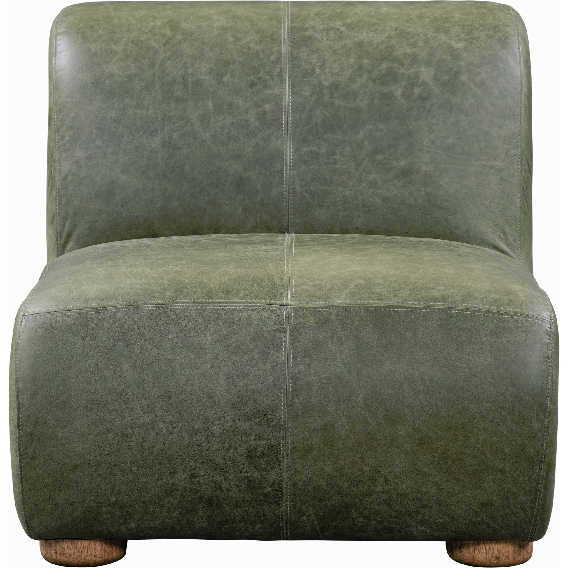 Arcadia Leather Accent Chair by Classic Home in autumn brown. Made from top grain leather, ash wood in a transitional style.