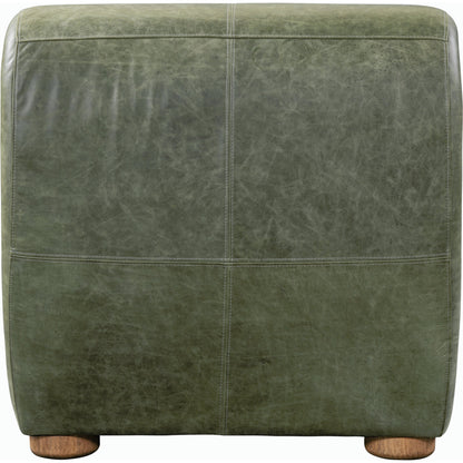 Arcadia Leather Accent Chair by Classic Home in autumn brown. Made from top grain leather, ash wood in a transitional style.
