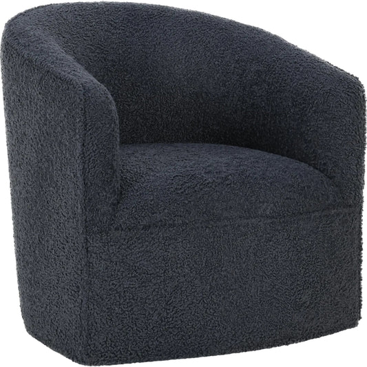 Valencia Swivel Accent Chair by Classic Home in blue. Made from 100% polyester in a unique style.