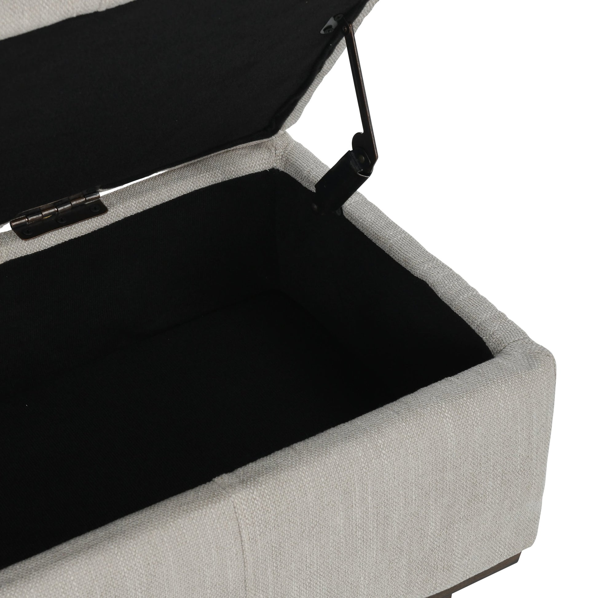 Louise Tufted Storage Bench by Kosas Home. Made from rubber wood, polyester in a modern style.