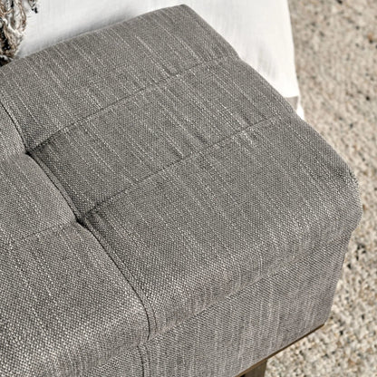 Louise Tufted Storage Bench by Kosas Home. Made from rubber wood, polyester in a modern style.