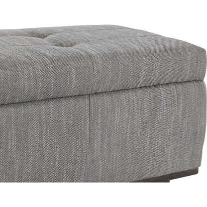Louise Tufted Storage Bench by Kosas Home. Made from rubber wood, polyester in a modern style.