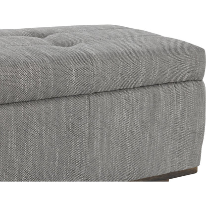 Louise Tufted Storage Bench by Kosas Home. Made from rubber wood, polyester in a modern style.