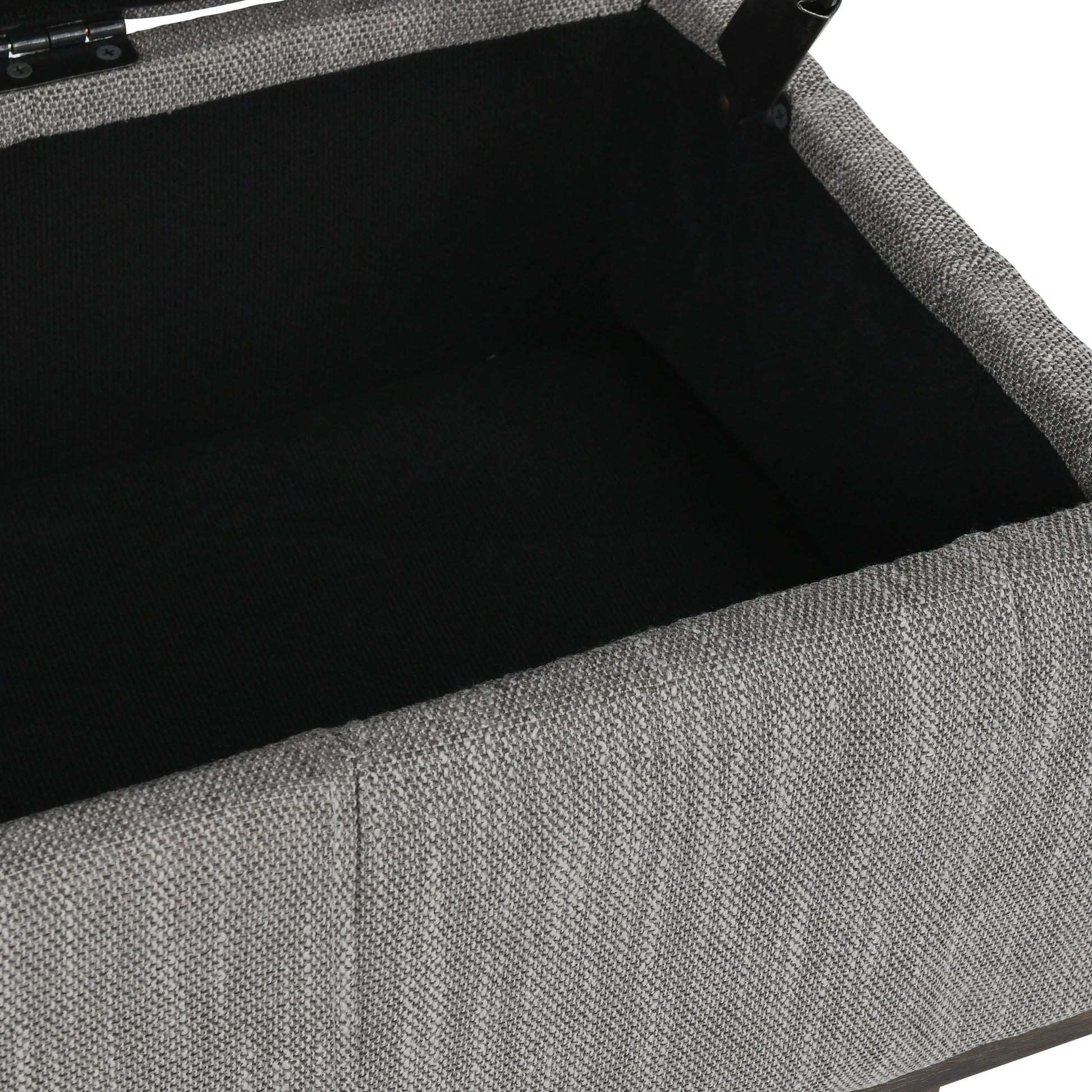 Louise Tufted Storage Bench by Kosas Home. Made from rubber wood, polyester in a modern style.