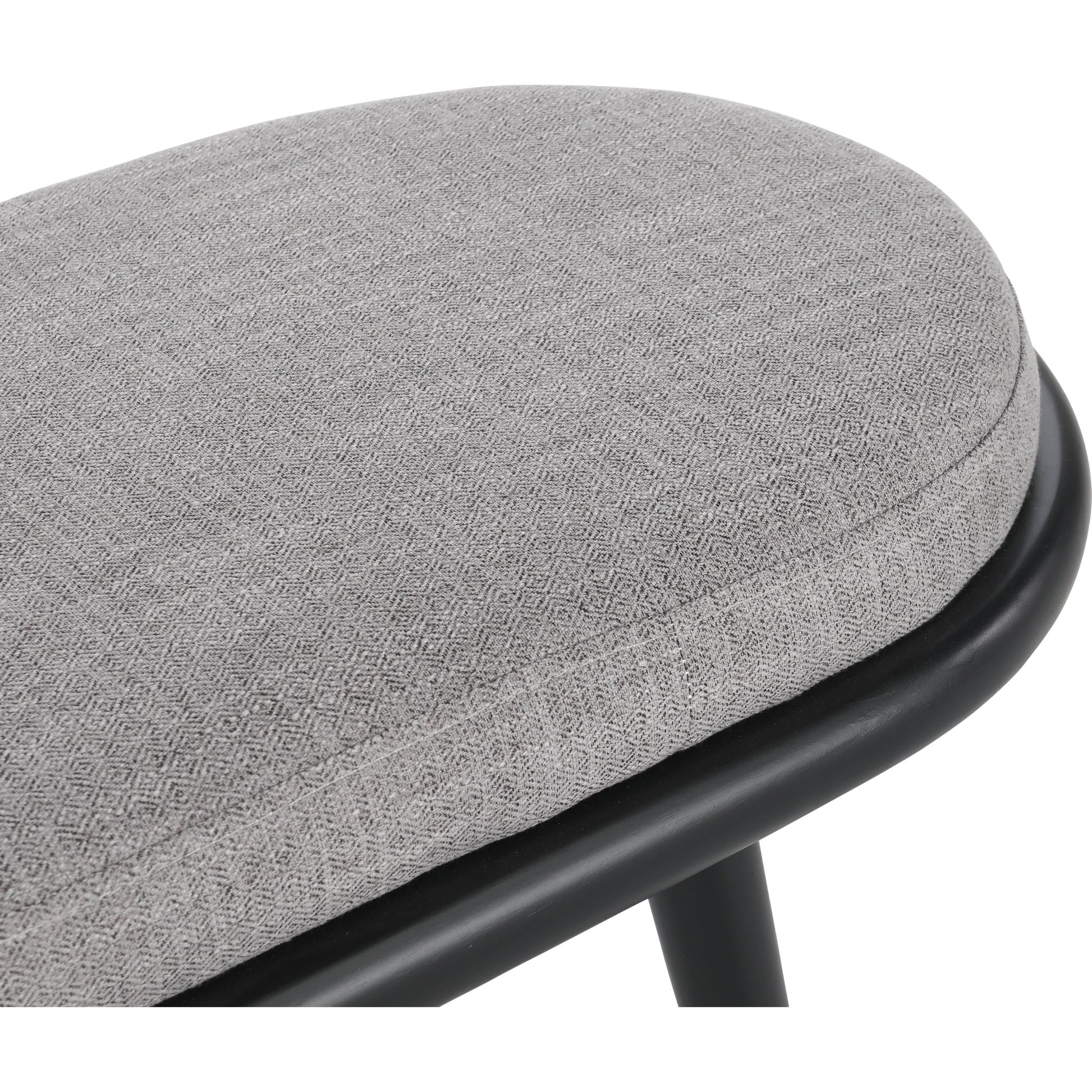 Echo Bench Beige by Kosas Home in beige, natural brown. Made from 100% polyester fabric, rubberwood in a modern style.