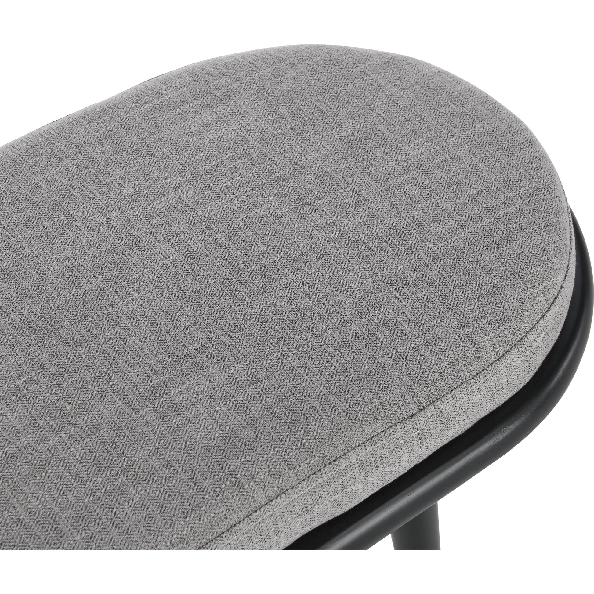 Echo Bench Beige by Kosas Home in beige, natural brown. Made from 100% polyester fabric, rubberwood in a modern style.