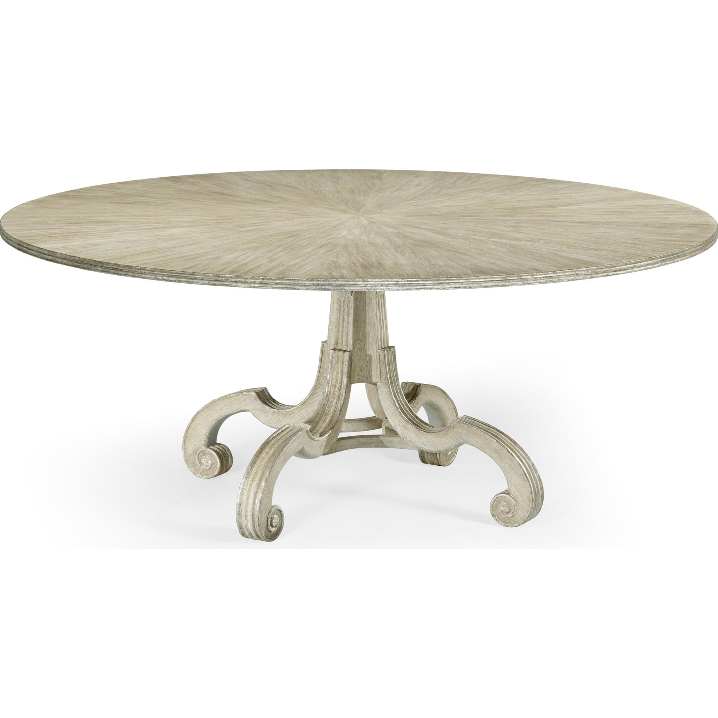 002 SR-846561 | Additional Silo | William Yeoward Lacock Table in Venetian White Oak by Jonathan Charles in white and venetian white oak. Made from oak in a cottage & farmhouse style.