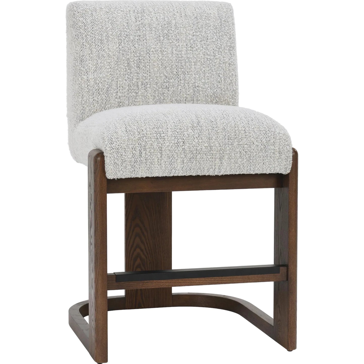 001 SI-2238904 | Primary Silo | Chelsea 26" Upholstered Fabric Counter Bar Stool by Classic Home in ivory. Made from ash wood, 100% polyester in a transitional style.