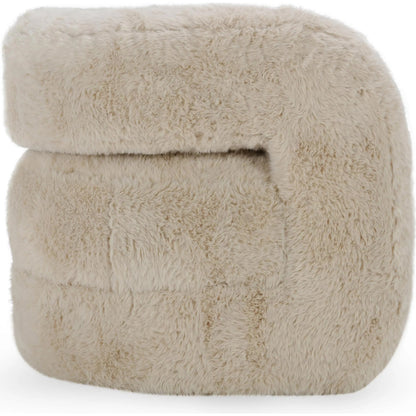 Teddy Plush Accent Chair by Classic Home. Made from 100% polyester in a modern style.