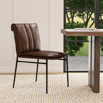 Mayer Genuine Leather Dining Chair (Set of 2) by Classic Home. Made from unique in a modern style.