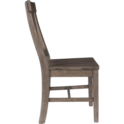 Tuscany Reclaimed Pine Wood Dining Chair (Set of 2) by Kosas Home in distressed brown. Made from unique in a transitional style.