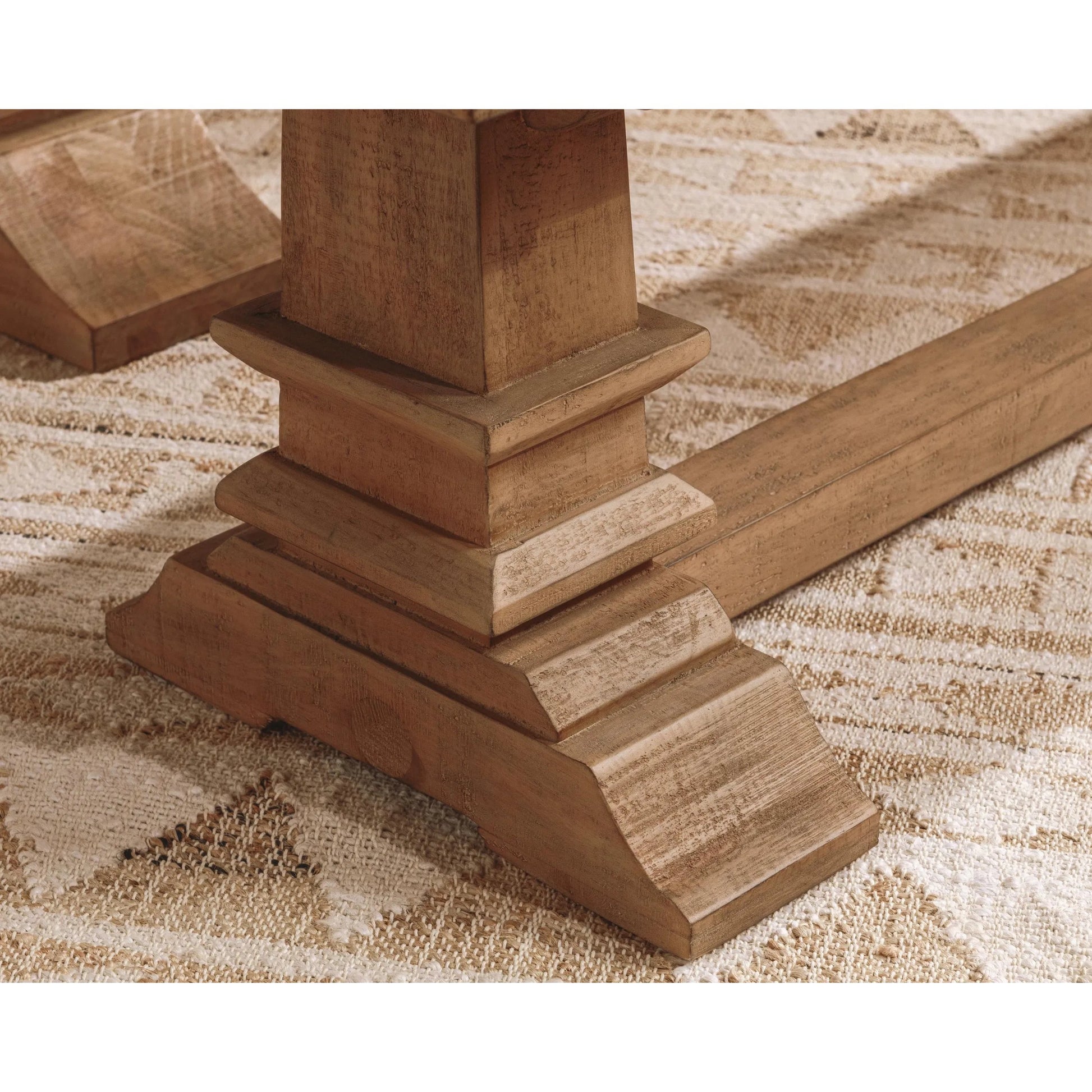 Allegra Reclaimed Pine Wood Bench by Kosas Home in natural. Made from reclaimed pine in a unique style.