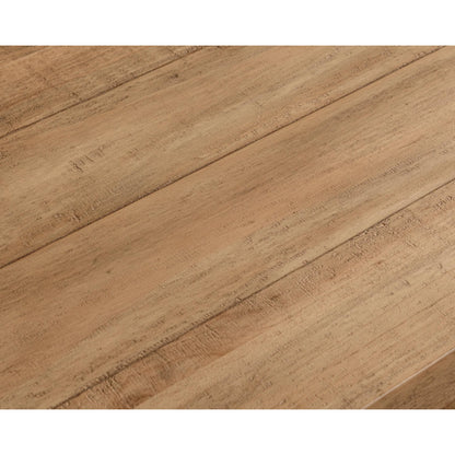 Allegra Reclaimed Pine Wood Bench by Kosas Home in natural. Made from reclaimed pine in a unique style.