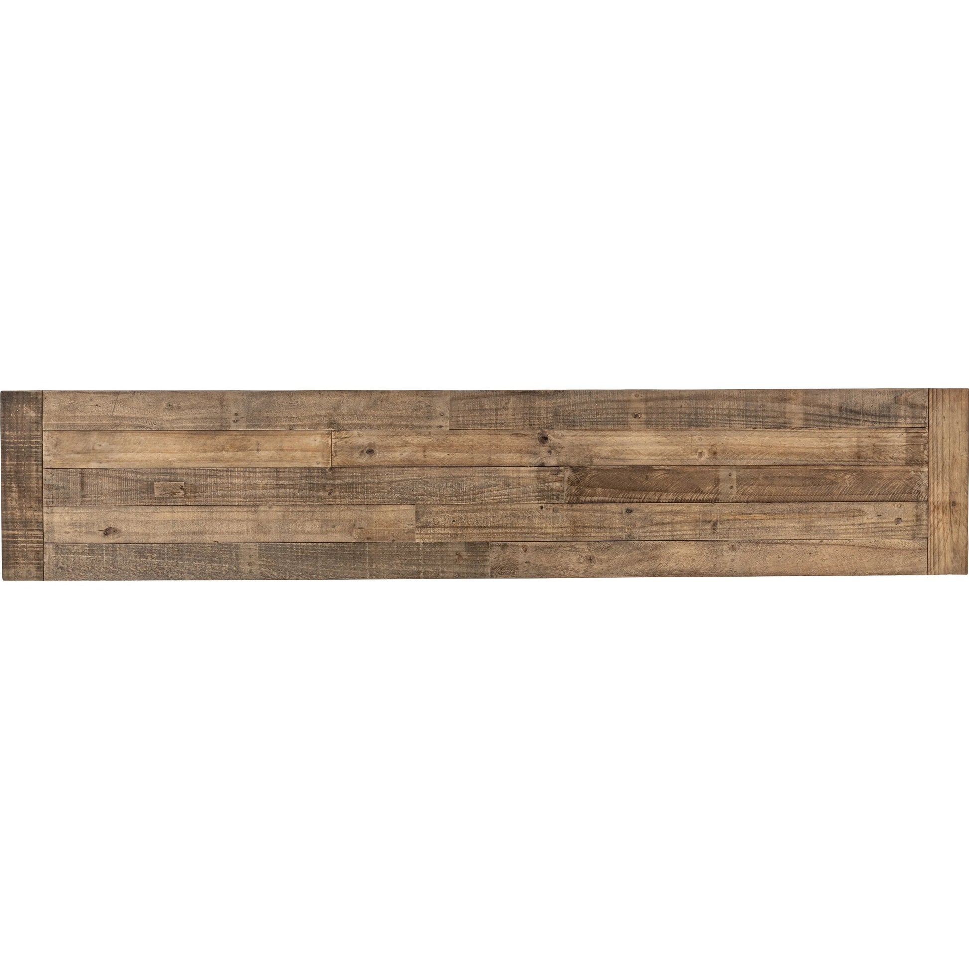 Dita Reclaimed Pine Wood Bench by Kosas Home in natural. Made from reclaimed pine in a transitional style.