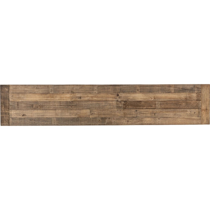 Dita Reclaimed Pine Wood Bench by Kosas Home in natural. Made from reclaimed pine in a transitional style.