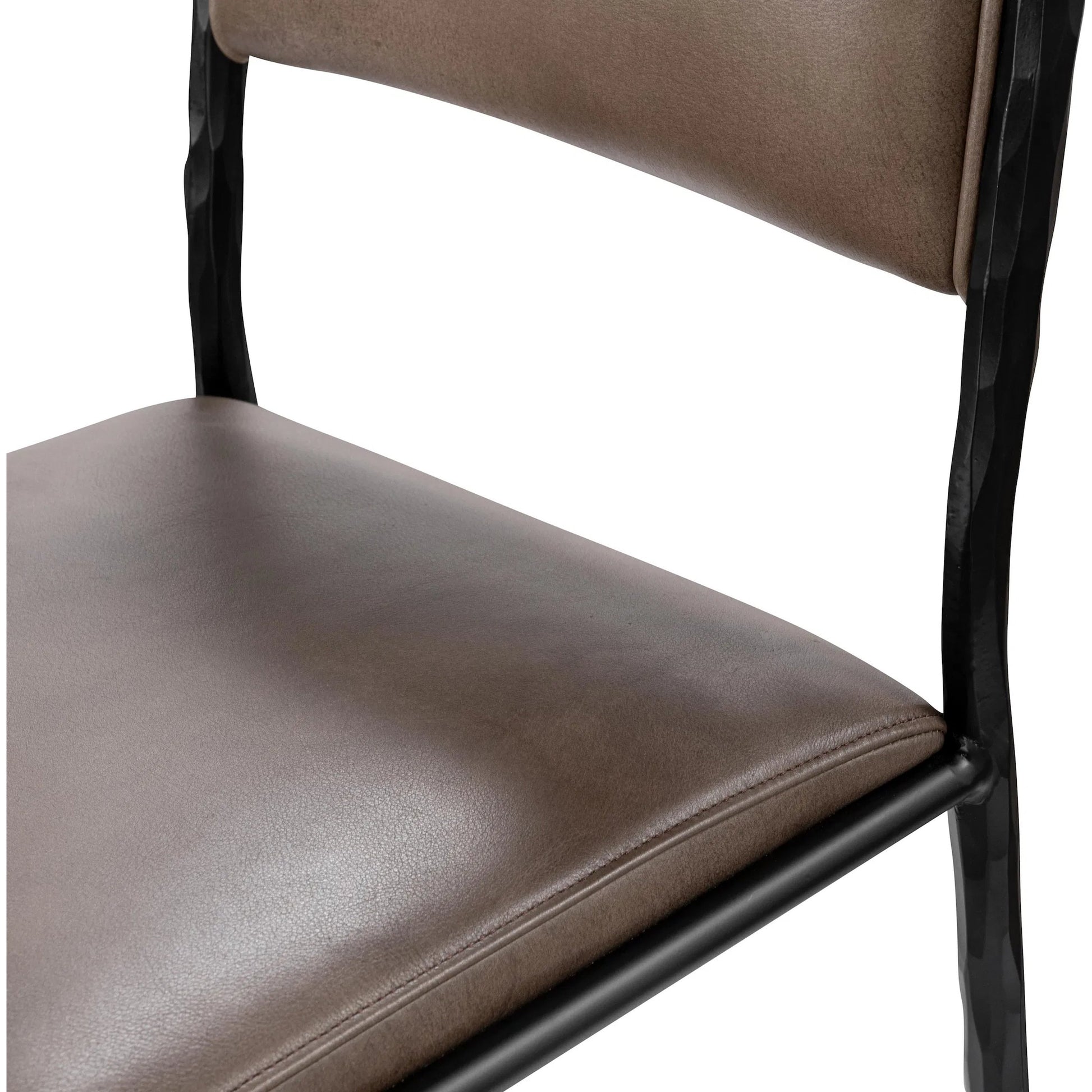 Kayne Leather Counter Stool by Classic Home. Made from top grain leather in a traditional style.