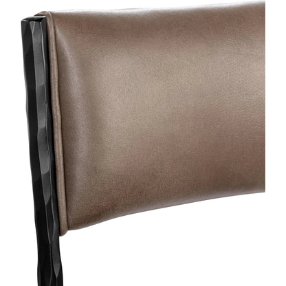 Kayne Leather Counter Stool by Classic Home. Made from top grain leather in a traditional style.