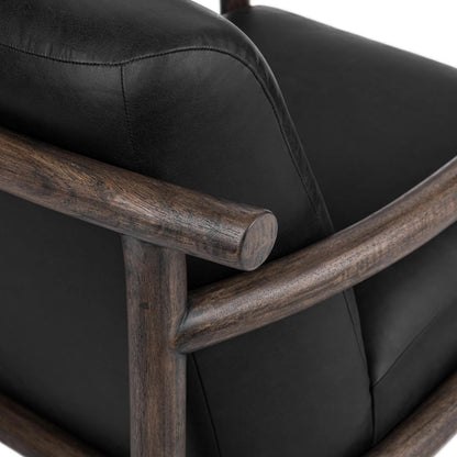 Azoria Leather Accent Chair by Classic Home. Made from unique in a modern style.