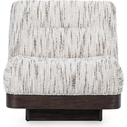 Crandall Upholstered Fabric Swivel Accent Chair by Classic Home. Made from 90% polyester, 10% acrylic, oak wood in a transitional style.