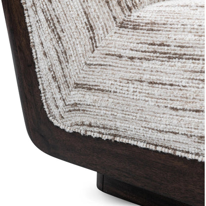 Crandall Upholstered Fabric Swivel Accent Chair by Classic Home. Made from 90% polyester, 10% acrylic, oak wood in a transitional style.