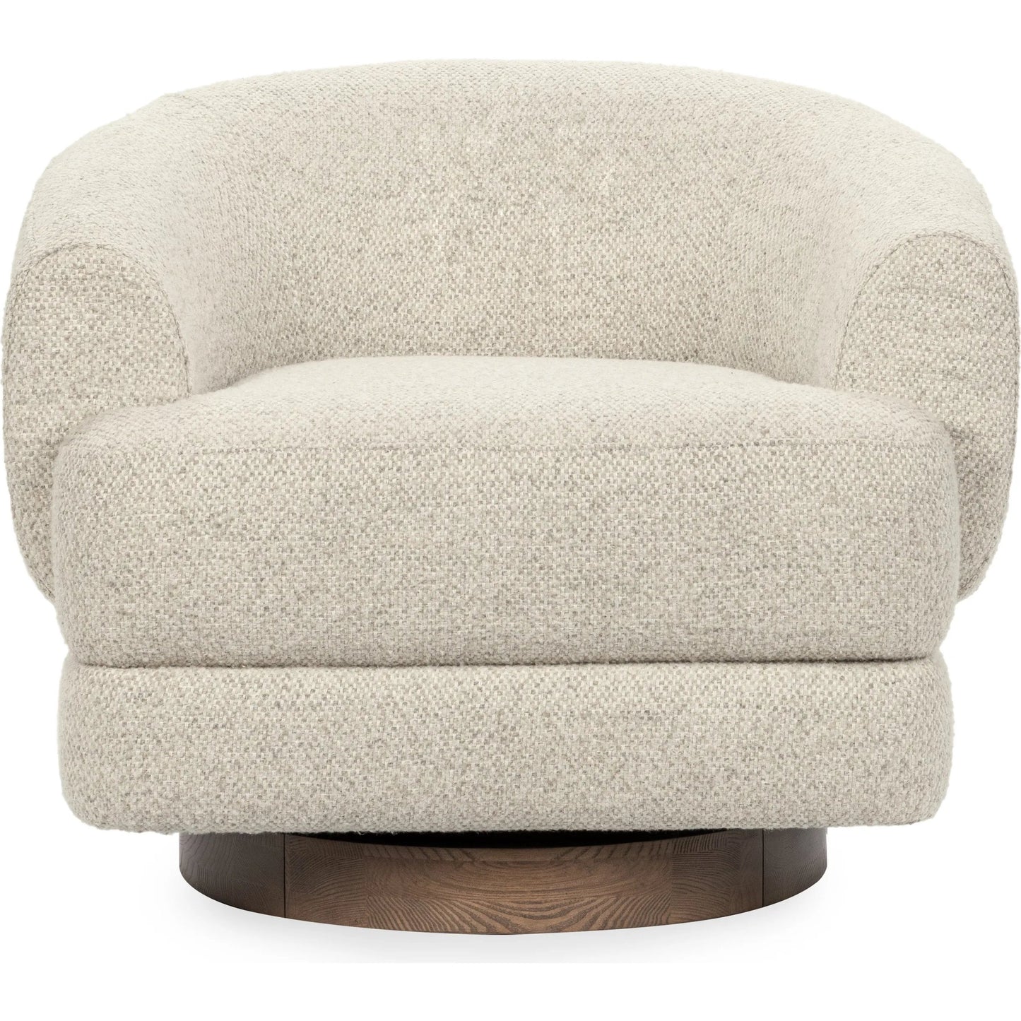 004 SI-2353742 | Additional Silo | Chassia Upholstered Swivel Chair by Classic Home in beige. Made from 95% polyester, 5% wool, ash wood in a transitional style.