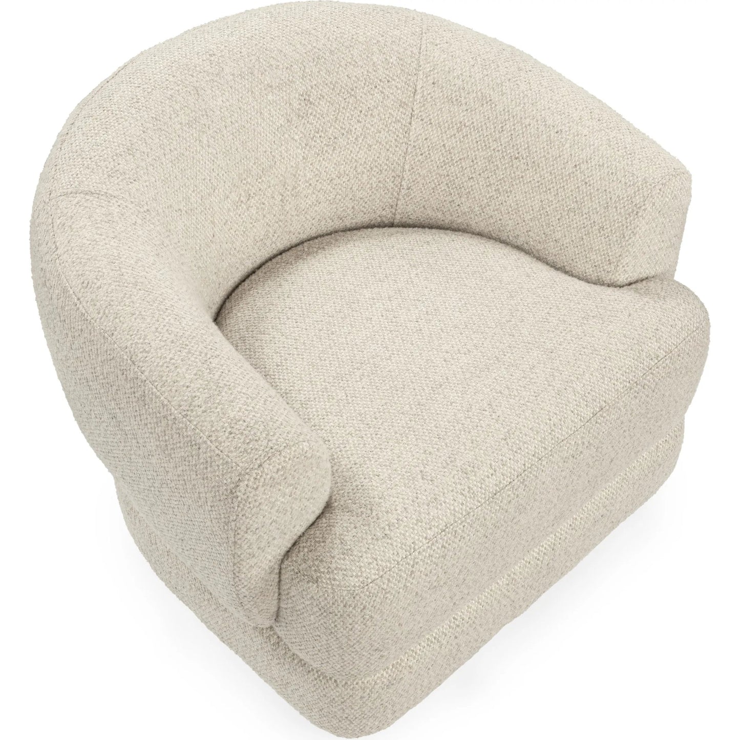 005 SI-2353742 | Additional Silo | Chassia Upholstered Swivel Chair by Classic Home in beige. Made from 95% polyester, 5% wool, ash wood in a transitional style.