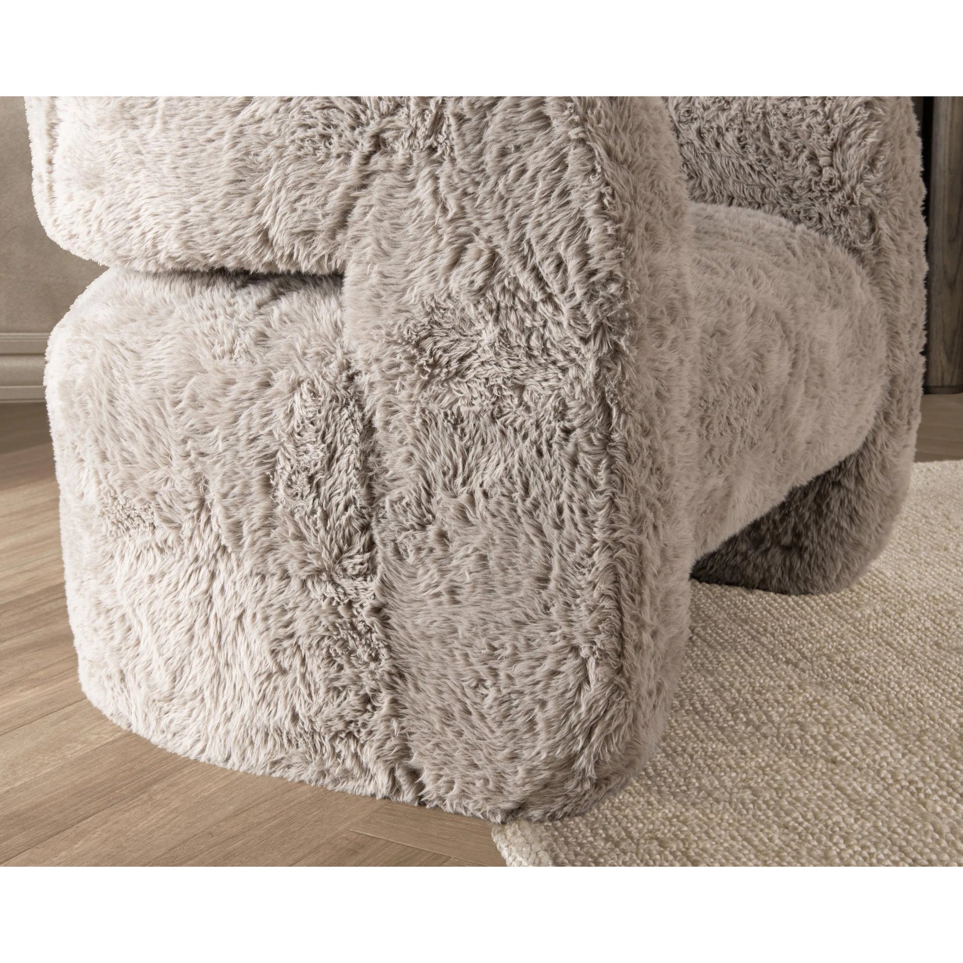 Teddy Plush Accent Chair by Classic Home. Made from 100% polyester in a modern style.