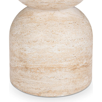 Ridgewood Concrete Outdoor Stool by Classic Home. Made from glass fiber reinforced concrete in a transitional style.