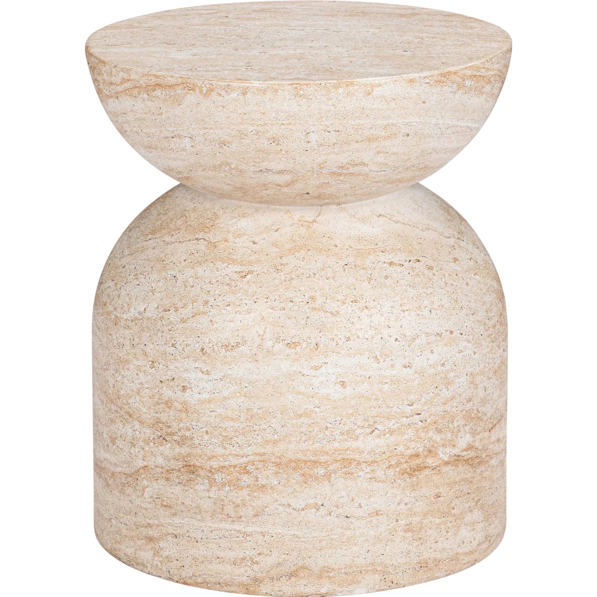 Ridgewood Concrete Outdoor Stool by Classic Home. Made from glass fiber reinforced concrete in a transitional style.