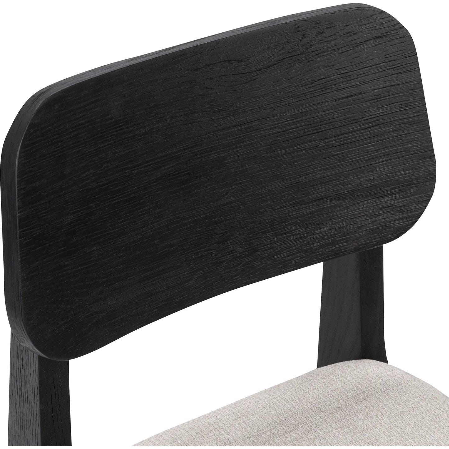 008 SI-2303309 | Closeup | Deavon Oak Wood Dining Chair (Set of 2) by Classic Home. Made from oak wood, 100% polyester in a modern style.