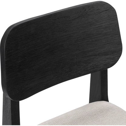 Deavon Oak Wood Dining Chair (Set of 2) by Classic Home. Made from oak wood, 100% polyester in a modern style.