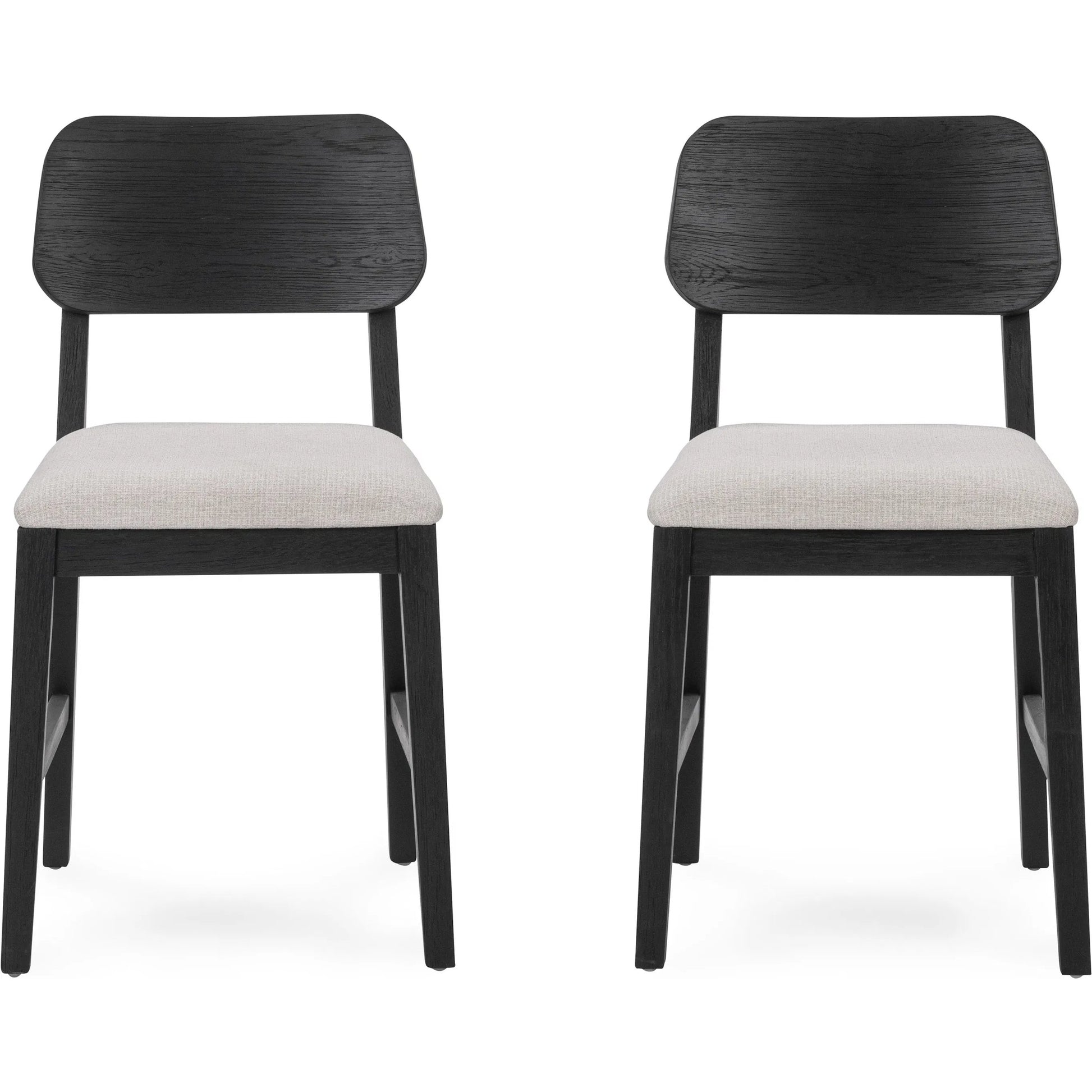 Deavon Oak Wood Dining Chair (Set of 2) by Classic Home. Made from oak wood, 100% polyester in a modern style.