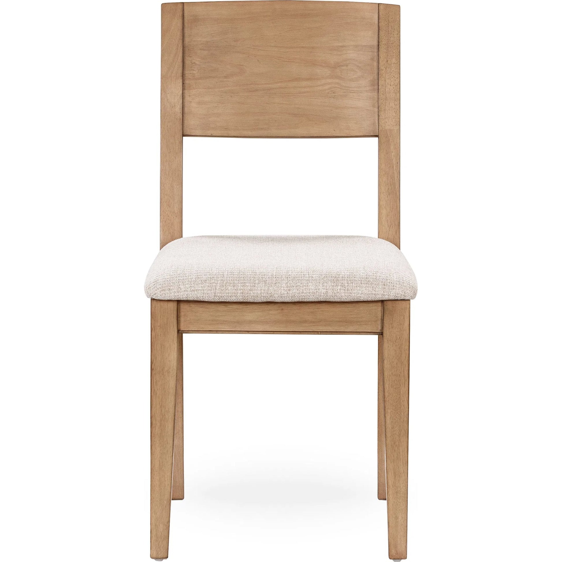 Allegra Reclaimed Pine Wood Dining Chairs (Set of 2) by Kosas Home in natural. Made from reclaimed pine in a unique style.