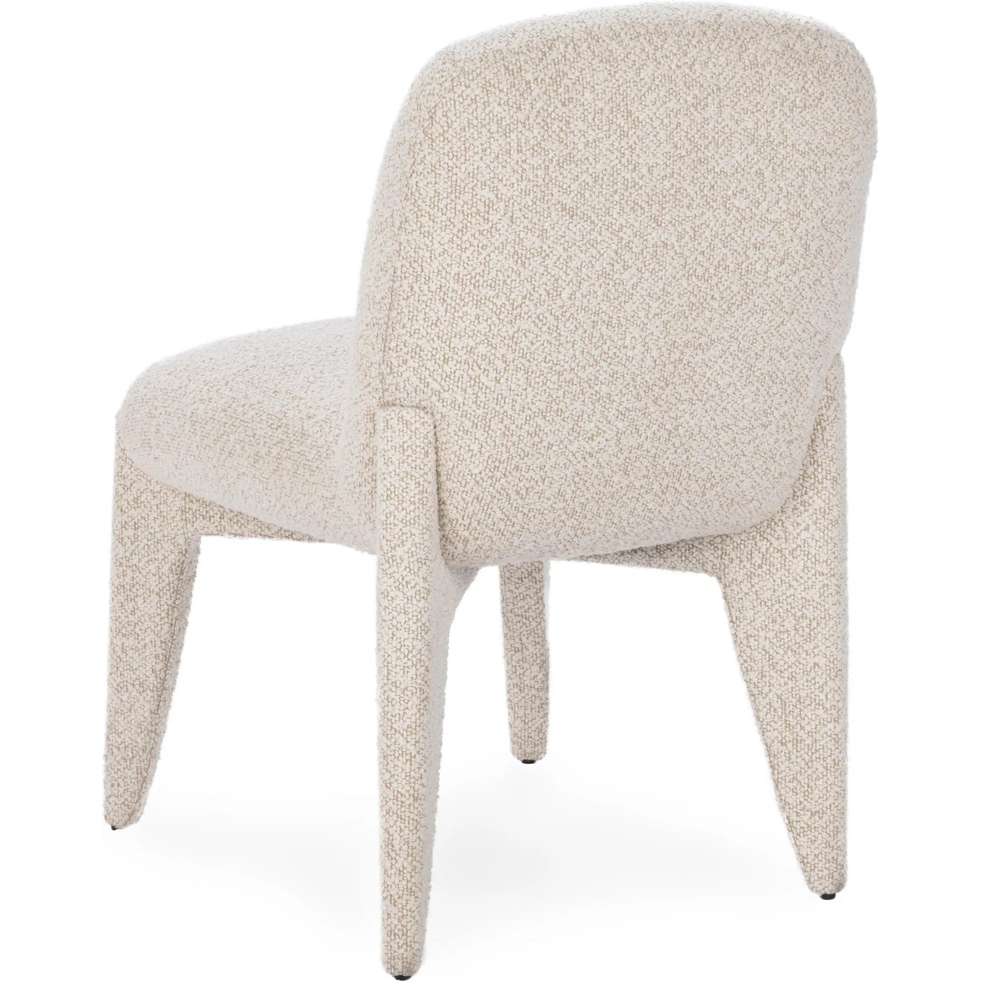 Danson Upholstered Dining Chair by Classic Home in ivory. Made from 100% polyester in a transitional style.