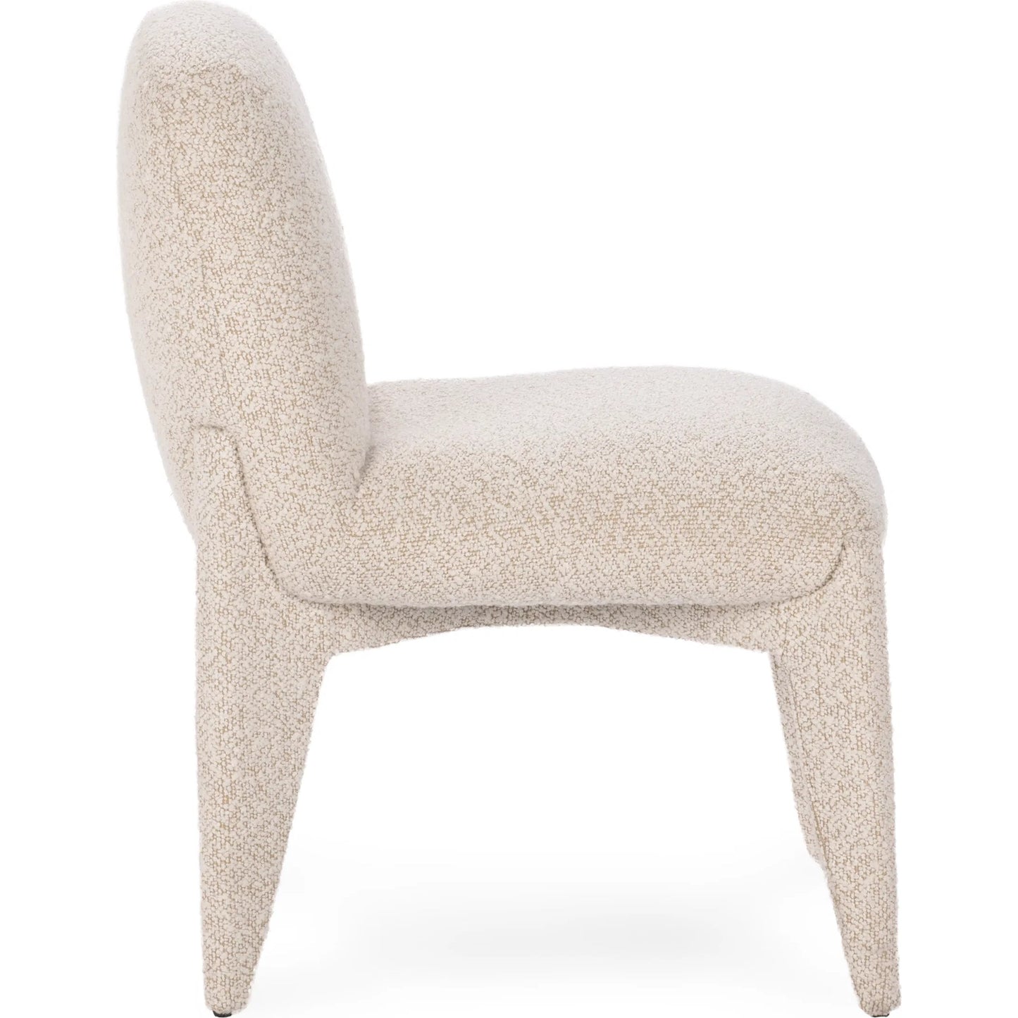 008 SI-2353747 | Additional Silo | Danson Upholstered Dining Chair by Classic Home in ivory. Made from 100% polyester in a transitional style.