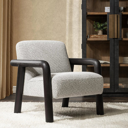 Reyna Upholstered Fabric Accent Chair by Classic Home. Made from unique in a modern style.