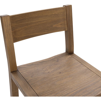 Fenmore Bar Stool by Kosas Home. Made from pine wood in a transitional style.
