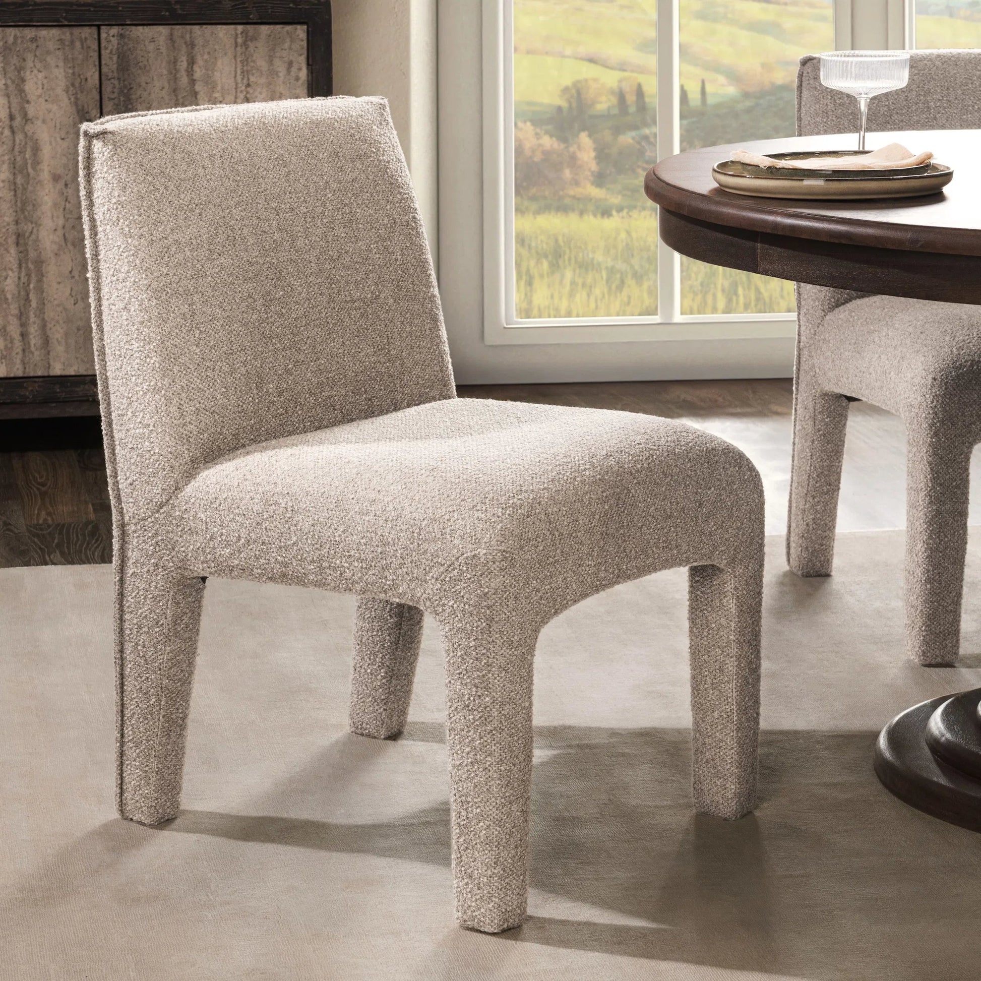 Branzon Dining Chair by Classic Home. Made from 100% polyester in a transitional style.