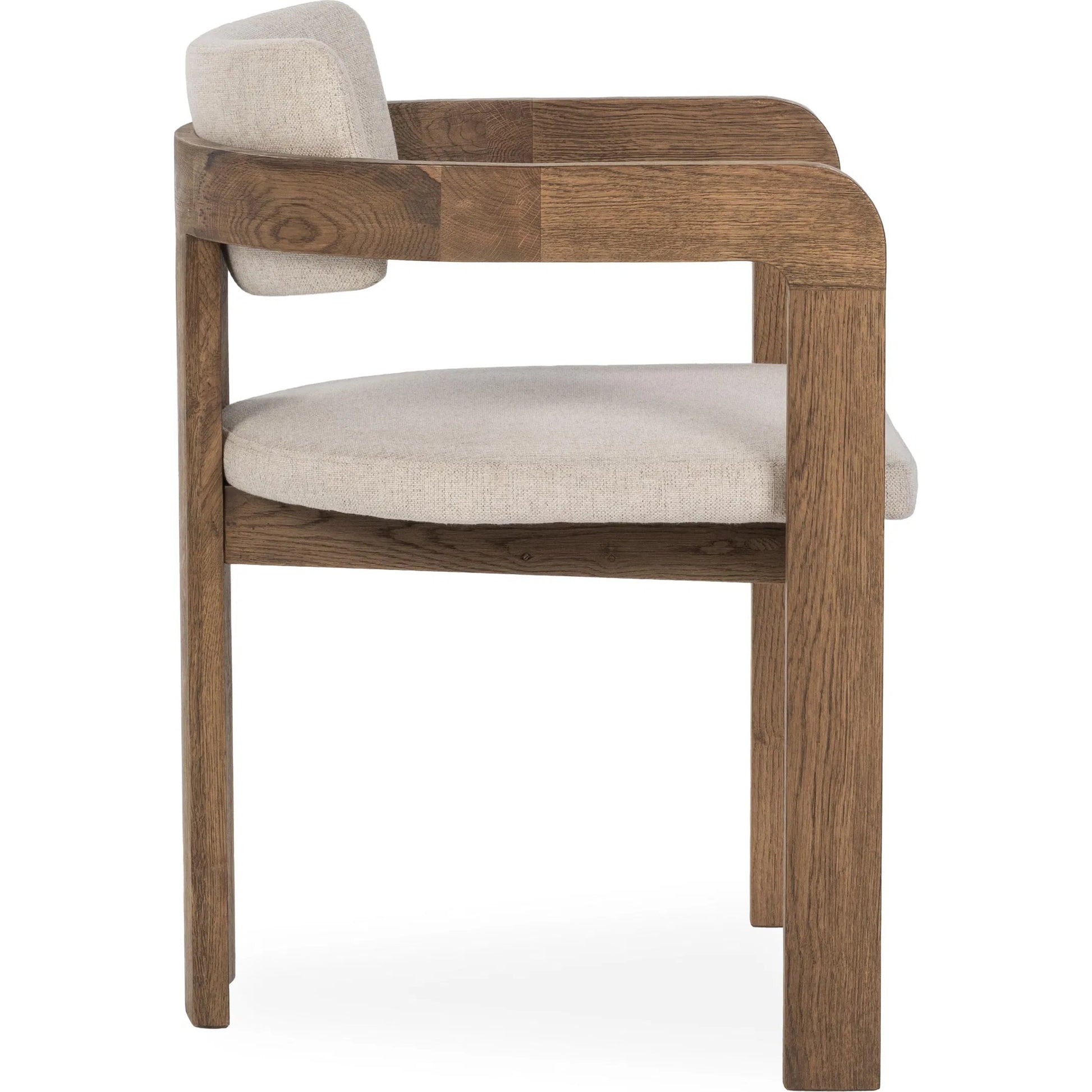 Labelle Oak Wood Dining Chair by Classic Home in tan oak. Made from oak wood, 100% polyester in a unique style.