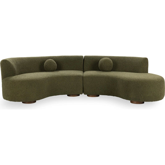Octavia Sectional by Classic Home. Made from 100% polyester, rubberwood in a modern style.