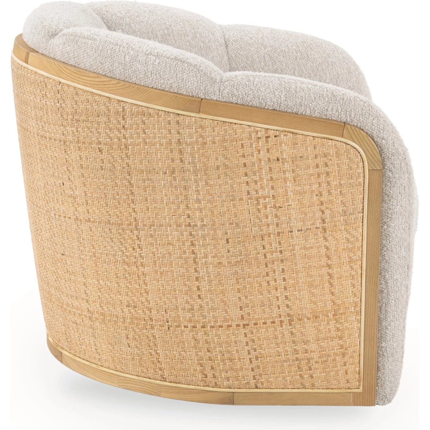 003 SI-2518855 | Additional Silo | Daisy Accent Chair by Classic Home in coastal sand. Made from 90% polyester, 5% acrylic, 5% wool in a transitional style.
