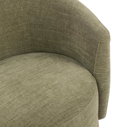 Myra Upholstered Fabric Accent Chair by Classic Home in sage dust. Made from 100% polyester, oak wood in a unique style.